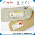 Heat transfer car warning labels on textile/leather, factory direct wholesale